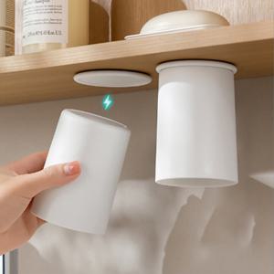 1+1 위생 마그넷 거꾸로 양치컵 칫솔홀더 욕실컵 양치 1+1