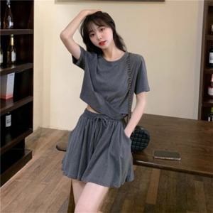 여자 반팔티 반바지 세트 트레이닝복 세트 상하 세트