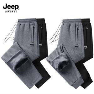 지프 JEEP SPIRIT 남녀공용 안감 기모 융기모 츄리닝 캐주얼팬츠 트레이닝팬츠 1064