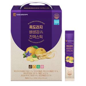 대웅 흑도라지 배 생강 진액스틱 10g x 100포 대용량 판촉 선물 건강즙