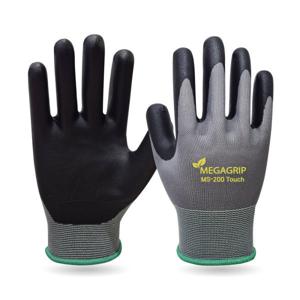 메가그립 MS-200 터치 10켤레 사계절용 NBR 코팅 작업용 장갑 등산 낚시 자전거 반코팅 +