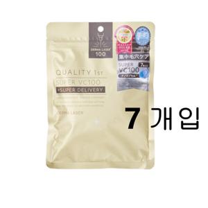 퀄리티퍼스트 슈퍼 VC100 딜리버리 더마 레이저 시트마스크팩 7개입 1세트