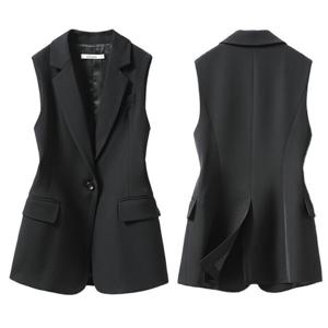SKDBF 부잣집 추천/발송이 빠르다봄여름 가을 정장 조끼 베스트 여성상의 빅사이즈 3XL 투엑스라지 쓰리엑