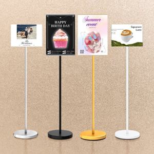 텔미픽미 슬림 POP 거치대 포스터 스탠드 메뉴판 안내판 광고판 입간판 A4 A3 18시 이전 주문시 내일도착