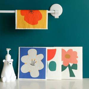 오가닉 셀룰로오스 주방 행주 빨아쓰는 면 키친크로스(3장세트)