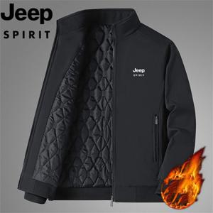 지프 JEEP SPIRIT 2024년 남성 가을 겨울 신상 기모 패딩 캐주얼 빅사이즈 도톰 코트M-8XL