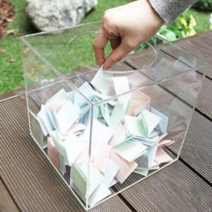 15cm 행사용 투명 응모함 경품 추첨 박스 아크릴 상자