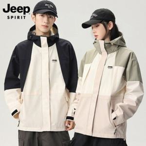 지프스피릿 JEEP SPIRIT 바람막이 남.여공용 방수점퍼 후드집업 등산자켓 7367