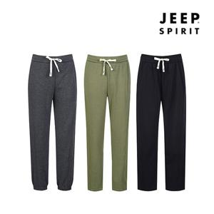 JEEP SPIRIT 겨울 남성 기모 밴딩 조거 일자 팬츠 6종택1