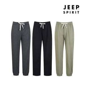 JEEP SPIRIT 겨울 남성 밴딩 조거 일자 팬츠 6종택1