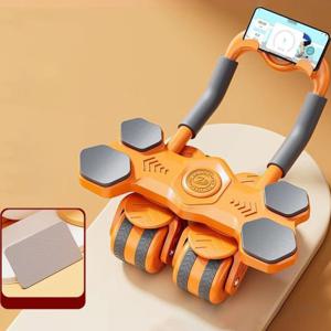 슬라이드 복부 AB슬라이드 플랭크 복근 운동기구 무릎패드 포함(초보자 사용가능)