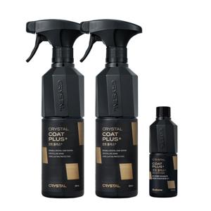 (1+1행사)뉴 크리스탈코트 플러스 유리막코팅제(광택+발수코팅효과) 500ml +사은품(리필150ml)증정