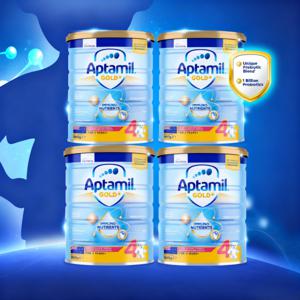 (중국출고)압타밀 골드+ 900g 4단계 4통 호주 직수입 싱가포르판 3세 이상/유통기한 26.12.07