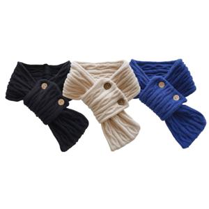 FOBIELLA 쁘띠 미니 목도리 투버튼 겨울목도리