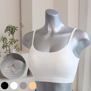 위키란쥬 일체형 볼륨 손모양 브라탑 노와이어 학생 면 스포츠브라
