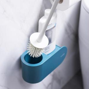 벽부착 변기솔 선반형 실리콘 변기세척솔
