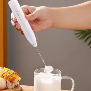 투데이리빙 미니 전동 우유 거품기 계란 카페 라떼 커피 자동 휘핑 무선 핸드 충전식 휘핑기 휴대용 블랜더