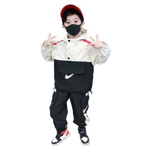 남자 어린이 가을옷 세트 봄가을 신상 아동복 양멋 남자 아기 후드 돌격복 2종 세트