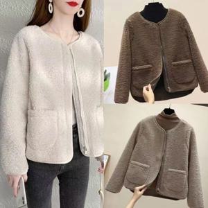 여성 니트 플리스 후리스 고퀄리티 양털 뽀글이 자켓 점퍼 잠바 겨울 의류 옷