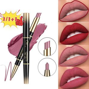 1/1+1 더블립스틱 회전식 립라이너 립펜슬 무광 레드 립 라이너