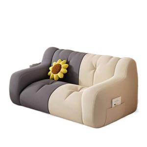 프렌치 소프트 빈백소파 1~2인용 거실소파 면린커버 소파