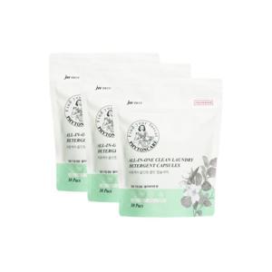 JW생활건강/중외제약 피톤케어 올인원 클린 캡슐세제 플로럴머스크향 30개입X3개