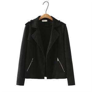 빅사이즈 여성용 캐주얼 루즈핏 스웨이드 트렌치자켓 데일리 심플 무지 긴팔 무스탕 자켓 가을 아우터