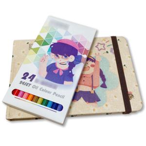 컬러연필 36색 초보자 그림 전문용 화이트 바렐 오일성 색연필 세트 인스타 핫템