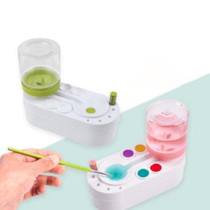 펜슬 클리너 프레셔 자동 순환 물감 배출 펜슬 클리너 붓 세척기