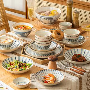 18종세트 하나노카 세라믹 테이블웨어 세트 4인세트 6인세트