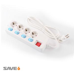 (모음전 특가) 세이브에스 자동소화멀티탭 일반형 개별절전형 안전캡 유사제품보다 9배 많은 소화약제량