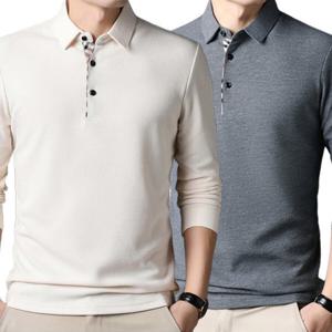 남성 골프티 남자 카라 긴팔 골프웨어 골프 티셔츠