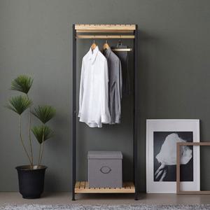 인테리어 원목 철제 옷장 행거 600 조립식 드레스룸 수납 선반행거