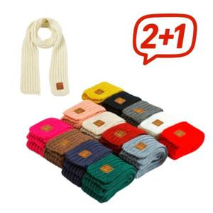 (2+1) 슬기로운 목도리 생활 아동 유아 큐티 니트 목도리 성인도 착용가능 3개 패밀리룩을 완성해보세요~