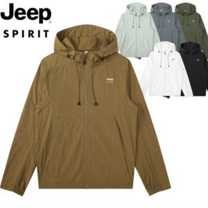 지프 JEEP SPIRIT 남여공용 래쉬가드 아웃도어 후드 라이더 트렌치 UPF50점퍼 JP48692