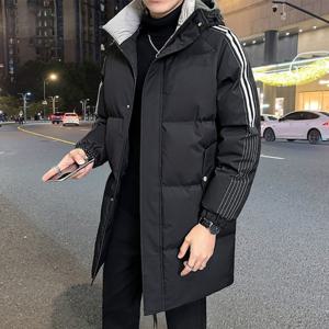 남자 가을 겨울 롱 패딩 코트 후드 집업 경량 패딩 점퍼