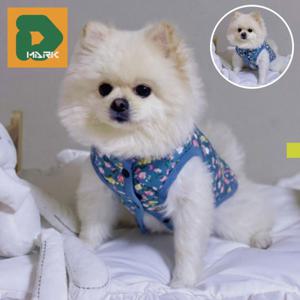 강아지조끼 고양이 누빔 실내 베스트 고양이 티셔츠 러블리 잠옷 소형견 실내복 조끼 아우터 할매 김장