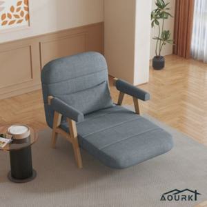 접이식 침대 원목 라텍스 간이 침대 1인용 소파 베드