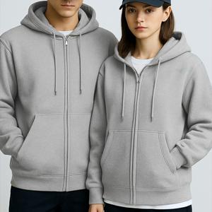 오버핏 기모후드집업 무지 남녀공용 겨울 후리스 양털후드집업