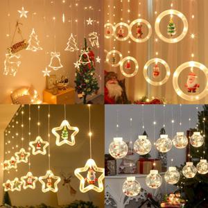 OMT 크리스마스 눈사람 10구 LED 가랜드 줄조명 리모컨포함+USB방식 OCR-SNM10P 감성 캠핑 트리 조명