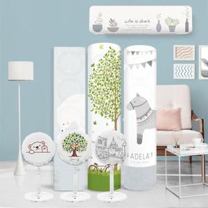 (시즌오프 역마진) 에어컨커버 /스탠드 벽걸이 원형 선풍기 덮개 에어콘 대형 스판 LG 삼성 듀얼