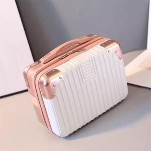 14인치 레트로 미니 소형 기내용 여행용 하드 캐리어 서머 레디백