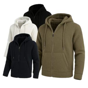 가을 겨울 가볍고 따뜻한 후드 집업 양털 후리스 남자 기모 뽀글이 자켓 점퍼 아우터 작업 데일리