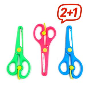 2+1 슬기로운 가위 생활 안전한 어린이 유아동 스프링 가위 가족모두 안전하게 사용가능해요~