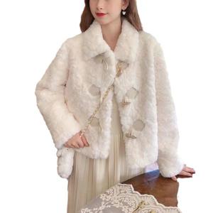 밍크코트 여 두꺼운 겨울옷 램스울라이크저고리 어디에나 잘 어울리고 따뜻한 겉옷은 서양풍 학생