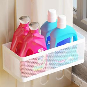 세탁기/냉장고 자석 수납선반 세탁실 자석선반 자석세제정리함 철제 바구니