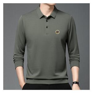 1+1 남자 티 긴팔 남성 긴 소매 비지니스 셔츠 구김살없는 남성가을T셔츠 패션 컴포트 티셔츠