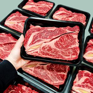 새롬한우 한우 1등급 꽃등심세트 600g 구이용 등심 캠핑세트  2-3인분