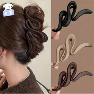 집게핀 3종 리쏨 올림머리 집게핀 물결 집게핀 대형 집게핀