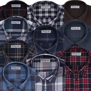 남자체크셔츠 남자체크남방 긴팔 정장셔츠